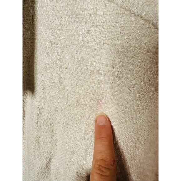 IRO Off-White Linen Blend Dropped Sleeves Oversized IIija Jacket size 42 - Picture 9 of 16